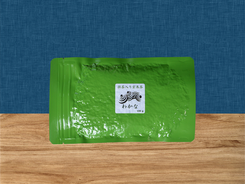 抹茶入り玄米茶　わかな 100g